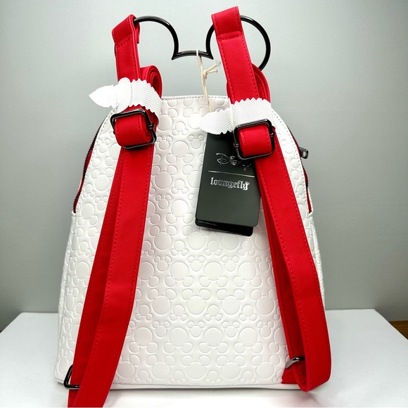 Loungefly Disney Mickey Mouse Mini Backpack with Figural Handle - Picture 4 of 10